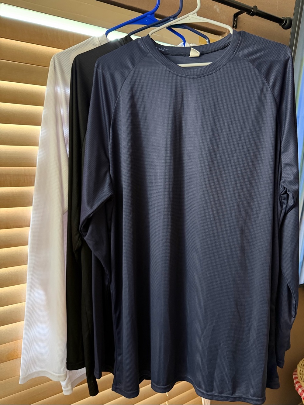 Unlisted Men's Long-Sleeve Performance Tee - Navy, Black, White